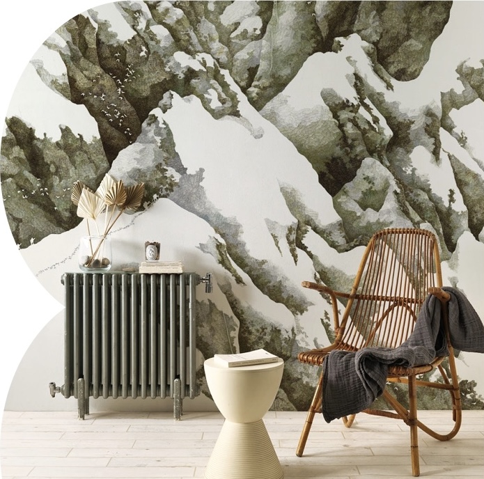 abstract mural design